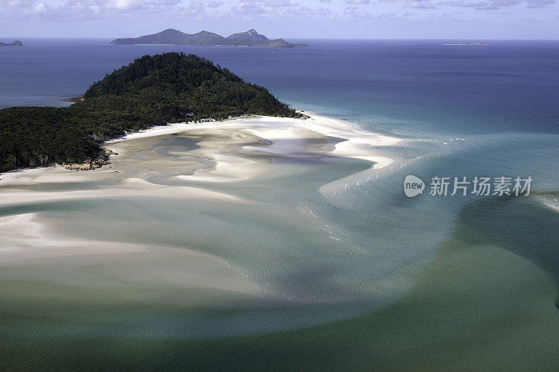 昆士兰州Whitehaven海滩的Hill Inlet